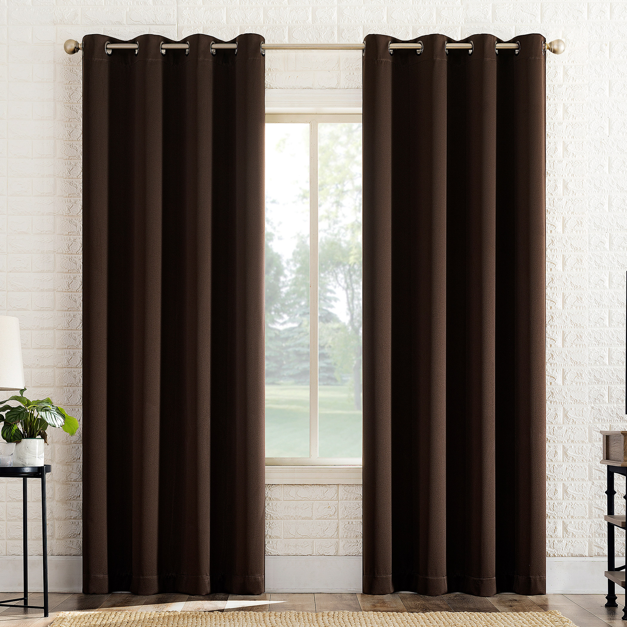 Sun Zero Broderick Theater Grade Blackout Curtains