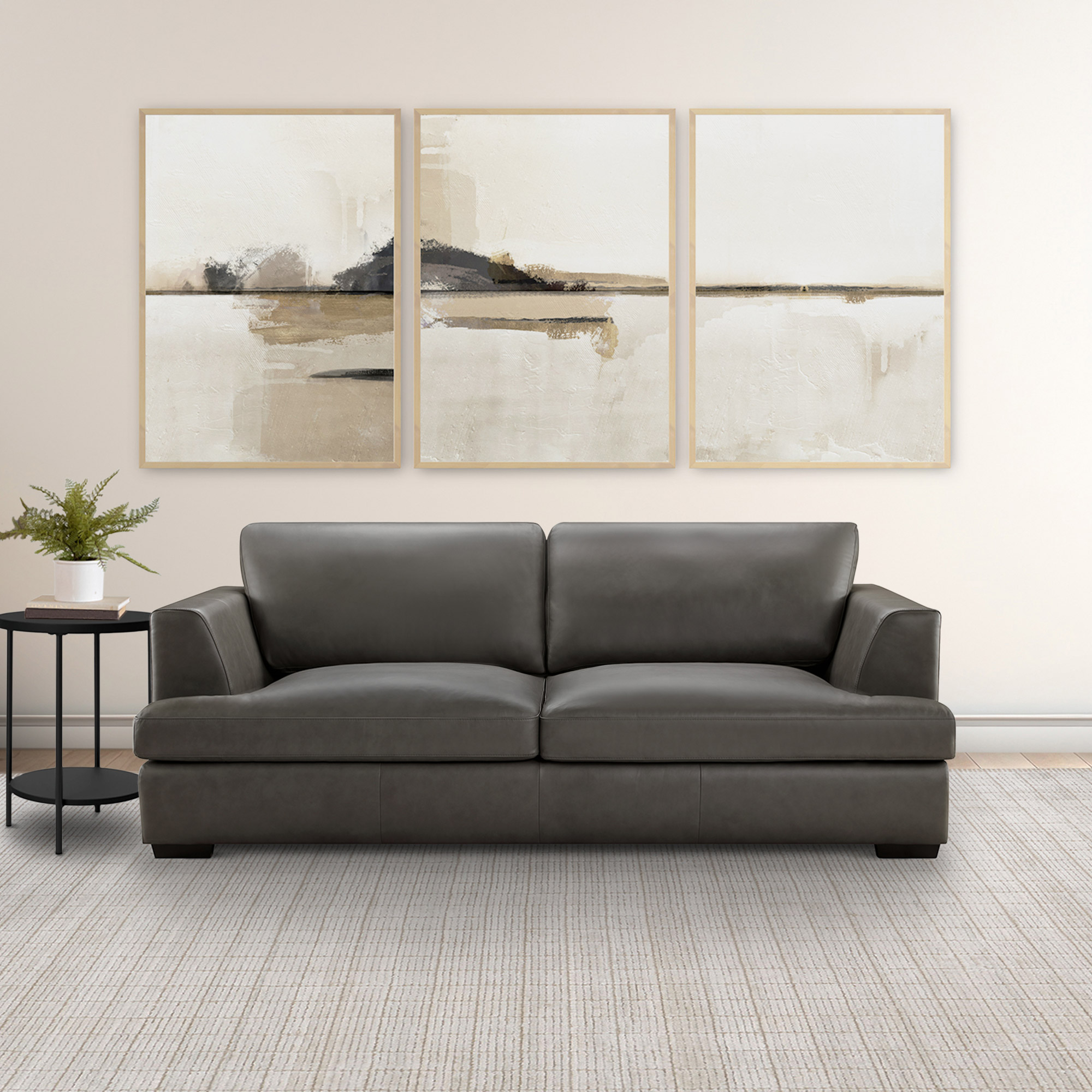 Lisbon Leather Sofa