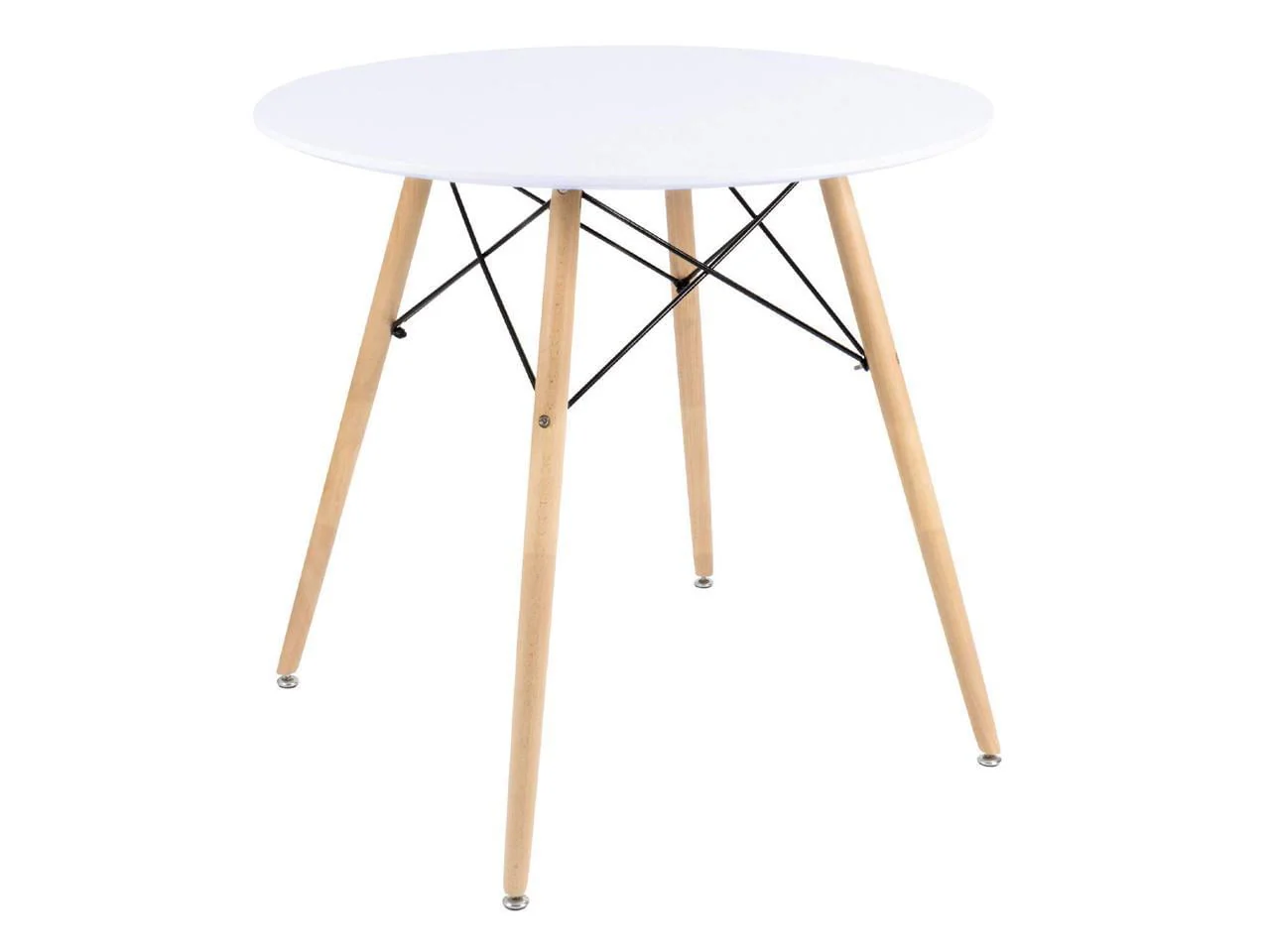 Lacoo Round Mid-Century Modern Dining Table