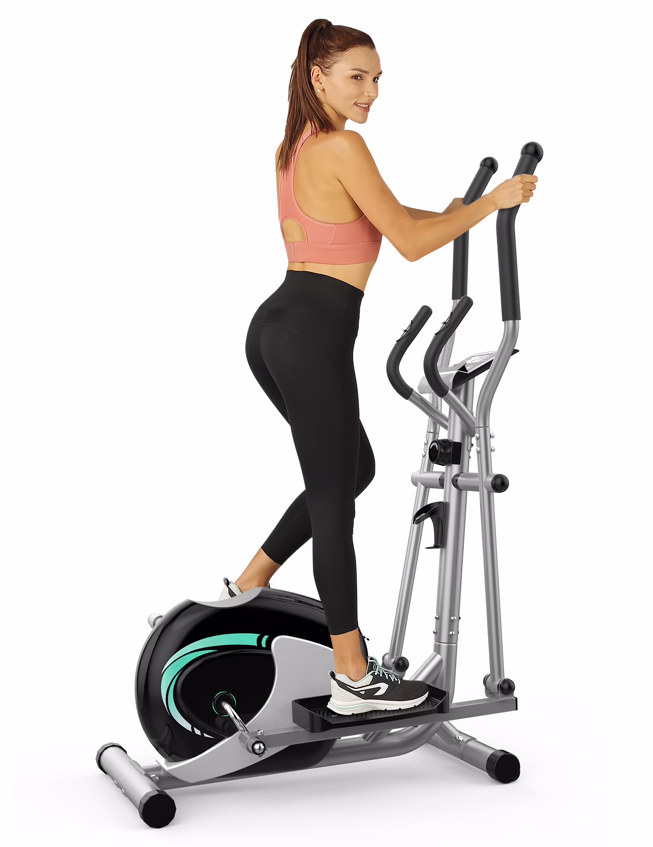 THERUN Ultra Quiet Magnetic Elliptical Trainer Exercise Machine