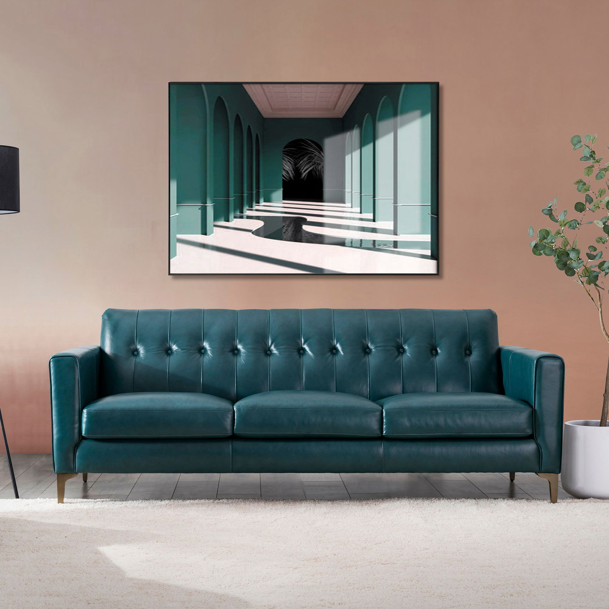 Toulouse Leather Sofa