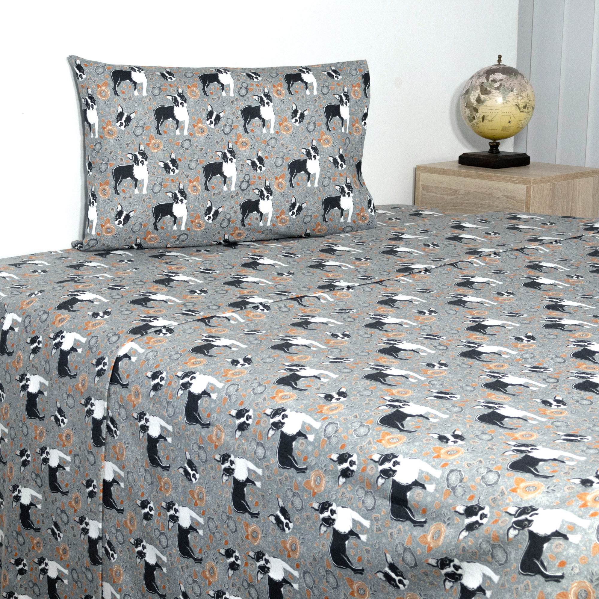Portuguese Flannel 3-piece Sheet Set, Twin