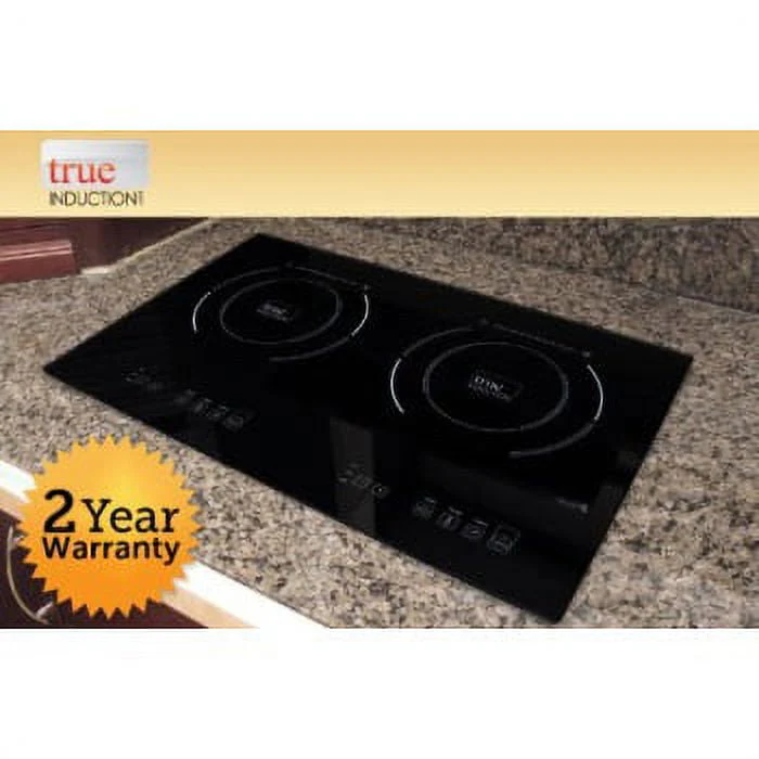 true induction ti-2b double burner cooktop- counter inset model