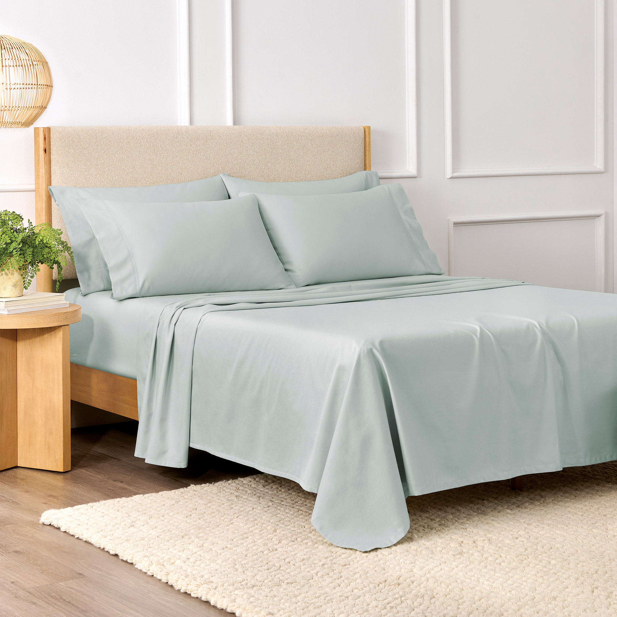 Purely Organic 300 Thread Count 6-piece 100% Turkish Organic Cotton Sheet Set
