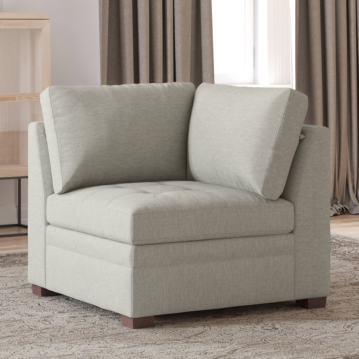 Thomasville Tisdale Corner Chair, Beige