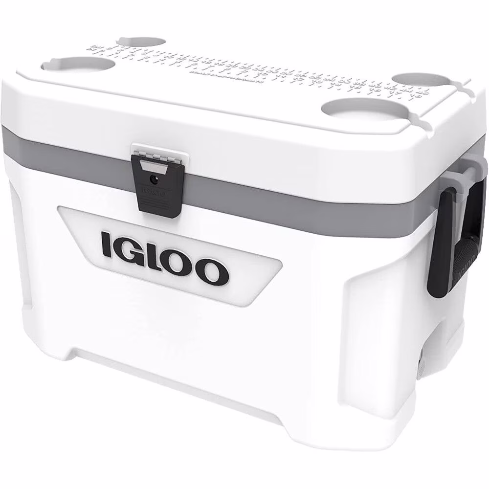 Igloo 54 QT Marine Latitude Ice Chest Cooler, White