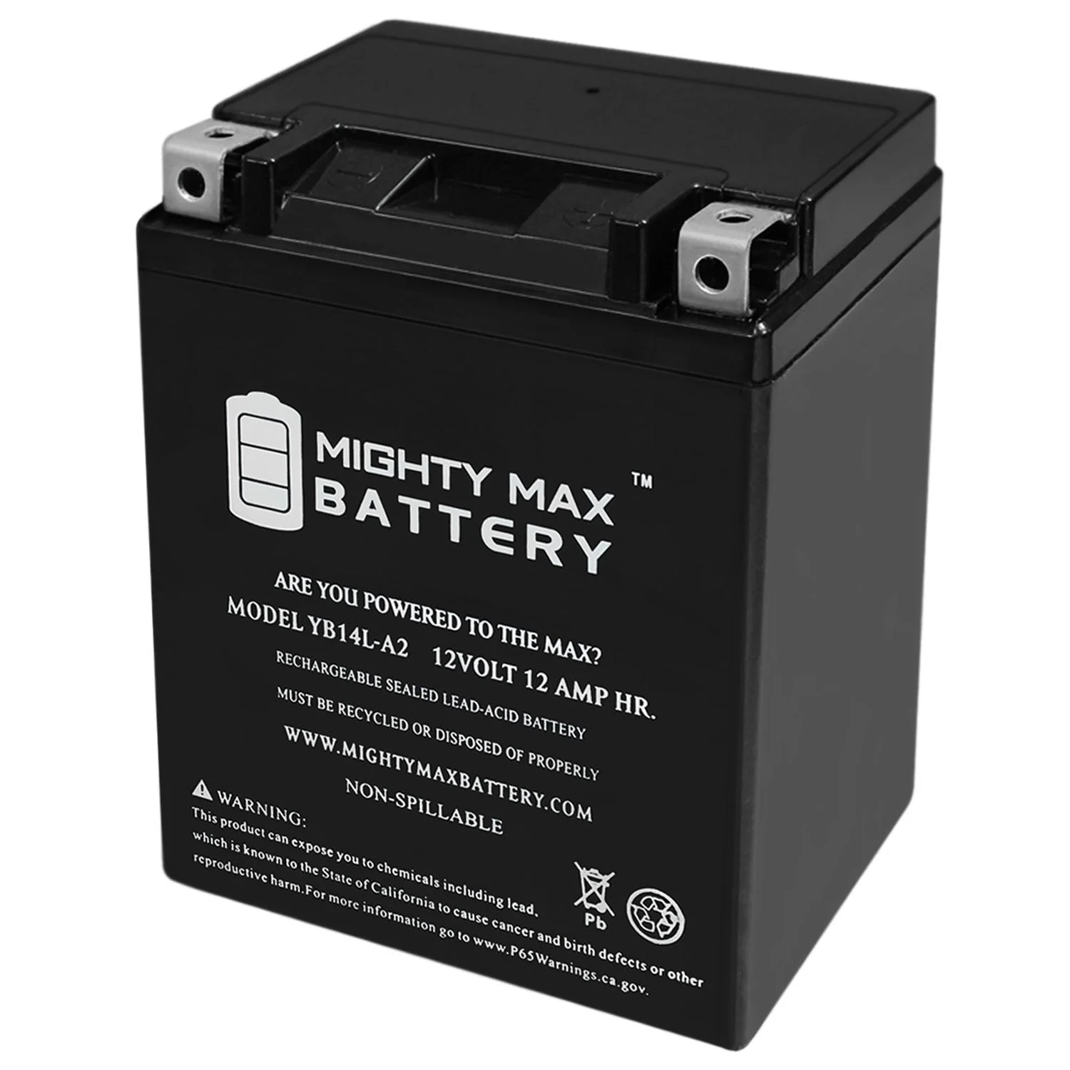 YB14L-A2 12V 12Ah Battery for Ducati 500 Pantah 2011